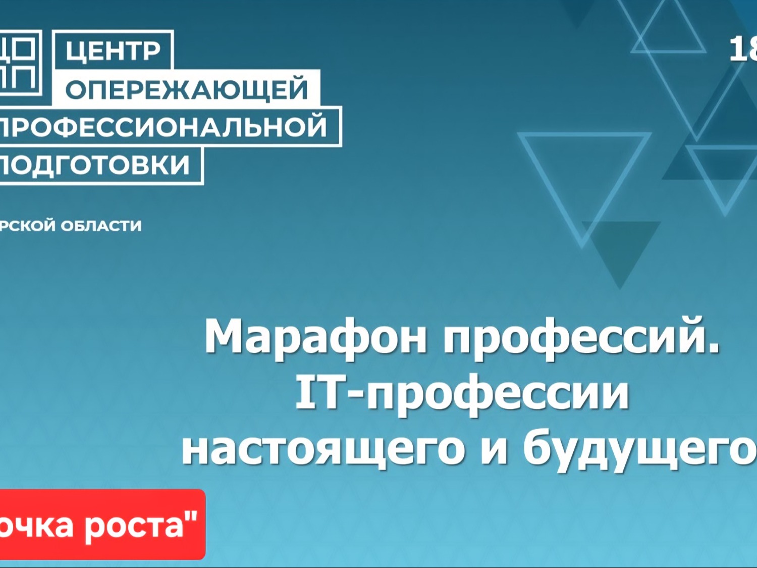 «Марафон профессий. IT-профессии настоящего и будущего»..